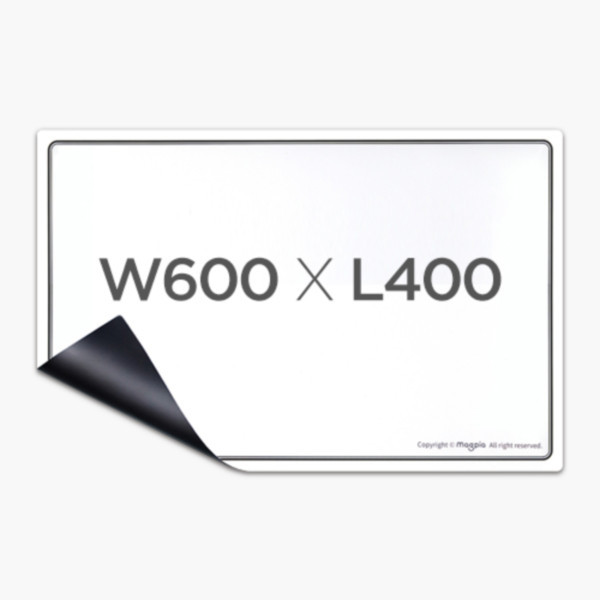 고무자석화이트보드/MRMB-WB6040